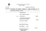 24/03: Convocazione del Consiglio Comunale